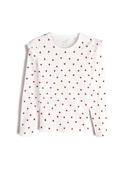 GATE Bawełniana koszulka z nadrukiem|Dzieci Dziewczynki·Koszulki I Topy