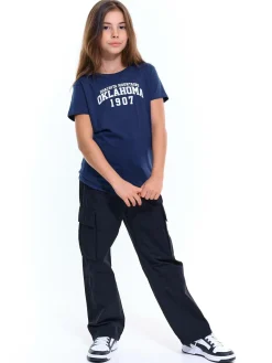 GATE Bawełniana koszulka z nadrukiem|Dzieci Dziewczynki·Koszulki I Topy