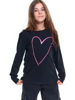 GATE Bawełniana koszulka z nadrukiem|Dzieci Dziewczynki·Koszulki I Topy