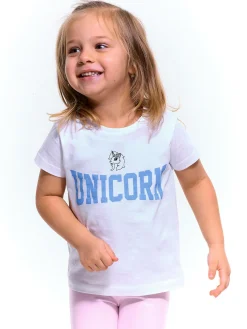 GATE Bawełniana koszulka z nadrukiem|Dzieci Dziewczynki·Koszulki I Topy