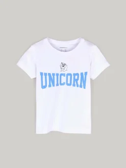 GATE Bawełniana koszulka z nadrukiem|Dzieci Dziewczynki·Koszulki I Topy