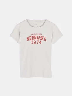 GATE Bawełniana koszulka z nadrukiem|Dzieci Dziewczynki·Koszulki I Topy