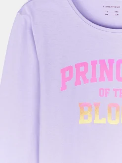 GATE Bawełniana koszulka z napisem|Dzieci Dziewczynki·Ostatnie Sztuki Ubrania Dla Dziewczynek|Dziewczynki·Koszulki I Topy