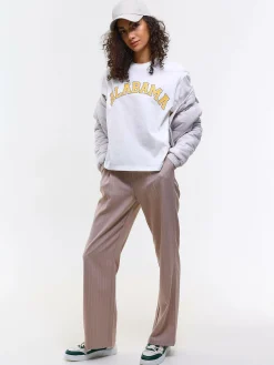 GATE Bawełniana koszulka z napisem| Koszulki I Topy·Koszulki|Koszulki I Topy·Koszulki Z Nadrukiem