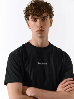 GATE Bawełniana koszulka z napisem| Koszulki·Koszulki ☀️|Koszulki·Koszulki Z Nadrukiem