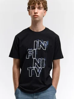 GATE Bawełniana koszulka z napisem| Koszulki·Koszulki ☀️|Koszulki·Koszulki Z Nadrukiem