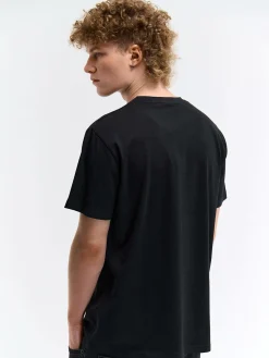 GATE Bawełniana koszulka z napisem| Koszulki·Koszulki ☀️|Koszulki·Koszulki Z Nadrukiem