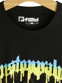 GATE Bawełniana koszulka z napisem| Koszulki·Koszulki ☀️|Koszulki·Koszulki Z Nadrukiem