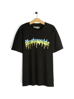 GATE Bawełniana koszulka z napisem| Koszulki·Koszulki ☀️|Koszulki·Koszulki Z Nadrukiem