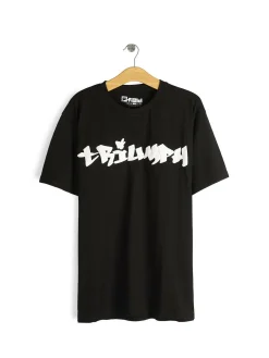 GATE Bawełniana koszulka z napisem| Koszulki·Koszulki ☀️|Koszulki·Koszulki Z Nadrukiem