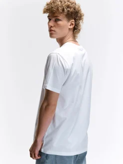 GATE Bawełniana koszulka z napisem| Koszulki·Koszulki ☀️|Koszulki·Basic Koszulki I Podkoszulki