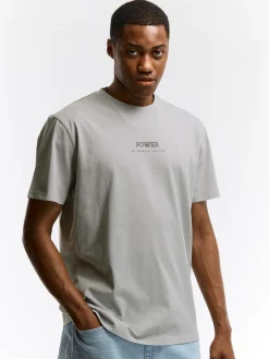 GATE Bawełniana koszulka z napisem| Koszulki·Koszulki ☀️|Koszulki·Koszulki Z Nadrukiem