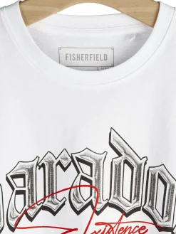 GATE Bawełniana koszulka z napisem| Koszulki·Koszulki ☀️|Koszulki·Koszulki Z Nadrukiem