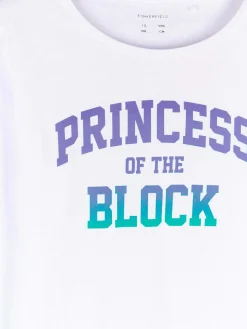 GATE Bawełniana koszulka z napisem|Dzieci Dziewczynki·Koszulki I Topy