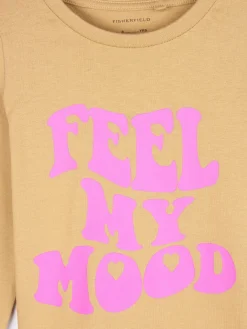 GATE Bawełniana koszulka z napisem|Dzieci Dziewczynki·Koszulki I Topy