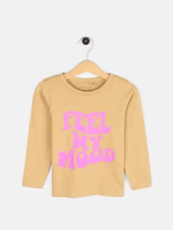 GATE Bawełniana koszulka z napisem|Dzieci Dziewczynki·Koszulki I Topy