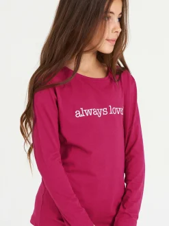 GATE Bawełniana koszulka z napisem|Dzieci Dziewczynki·Koszulki I Topy