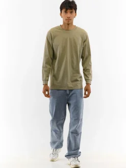 GATE Bawełniana koszulka z patentami| Koszulki·Koszulki Z Długim Rękawem|Koszulki·Basic Koszulki I Podkoszulki