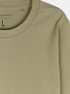 GATE Bawełniana koszulka z patentami| Koszulki·Koszulki Z Długim Rękawem|Koszulki·Basic Koszulki I Podkoszulki