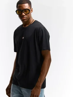 GATE Bawełniana koszulka z wypukłym napisem| Koszulki·Koszulki ☀️|Koszulki·Koszulki Z Nadrukiem