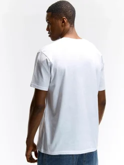 GATE Bawełniana koszulka z wypukłym napisem| Koszulki·Koszulki ☀️|Koszulki·Koszulki Z Nadrukiem