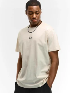 GATE Bawełniana koszulka z wypukłym napisem| Koszulki·Koszulki ☀️|Koszulki·Koszulki Z Nadrukiem