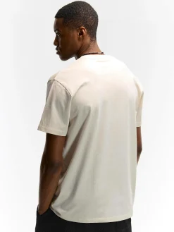 GATE Bawełniana koszulka z wypukłym napisem| Koszulki·Koszulki ☀️|Koszulki·Koszulki Z Nadrukiem