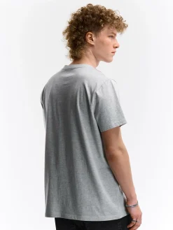 GATE Bawełniana koszulka z wypukłym napisem| Koszulki·Koszulki ☀️|Koszulki·Basic Koszulki I Podkoszulki