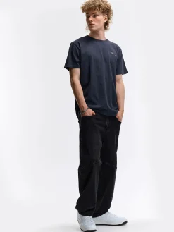 GATE Bawełniana koszulka z wypukłym napisem| Koszulki·Koszulki ☀️|Koszulki·Basic Koszulki I Podkoszulki