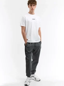 GATE Bawełniana koszulka z wypukłym napisem| Koszulki·Koszulki ☀️|Koszulki·Koszulki Z Nadrukiem