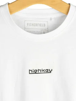 GATE Bawełniana koszulka z wypukłym napisem| Koszulki·Koszulki ☀️|Koszulki·Koszulki Z Nadrukiem