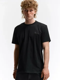 GATE Bawełniana koszulka z wypukłym napisem| Koszulki·Koszulki ☀️|Koszulki·Basic Koszulki I Podkoszulki