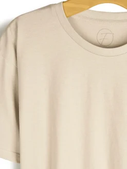 GATE Bawełniana koszulka z wypukłym napisem| Koszulki·Koszulki ☀️|Koszulki·Basic Koszulki I Podkoszulki