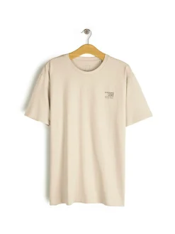 GATE Bawełniana koszulka z wypukłym napisem| Koszulki·Koszulki ☀️|Koszulki·Basic Koszulki I Podkoszulki