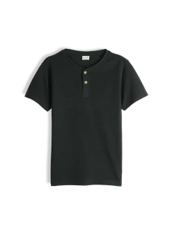 GATE Bawełniana koszulka zapinana na guziki|Dzieci Chłopcy·Koszulki