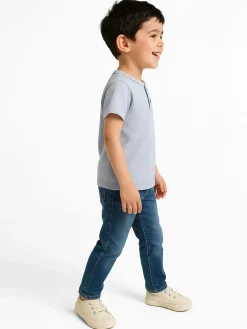 GATE Bawełniana koszulka zapinana na guziki|Dzieci Chłopcy·Koszulki