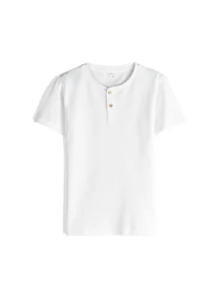 GATE Bawełniana koszulka zapinana na guziki|Dzieci Chłopcy·Koszulki