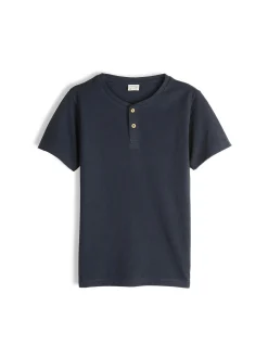 GATE Bawełniana koszulka zapinana na guziki|Dzieci Chłopcy·Koszulki