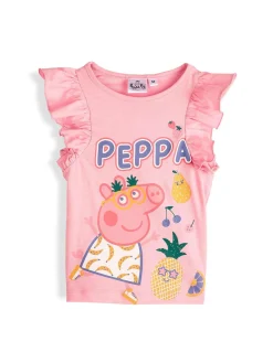 GATE Bawełniana koszulka ze Świnką Peppą|Dzieci Dziewczynki·Koszulki I Topy