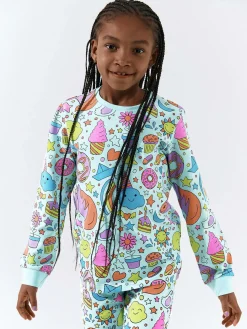 GATE Bawełniana piżama z nadrukiem|Dzieci Dziewczynki·Bielizna