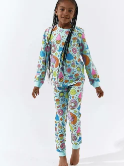 GATE Bawełniana piżama z nadrukiem|Dzieci Dziewczynki·Bielizna