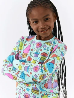 GATE Bawełniana piżama z nadrukiem|Dzieci Dziewczynki·Bielizna