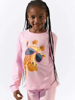 GATE Bawełniana piżama z nadrukiem|Dzieci Dziewczynki·Bielizna