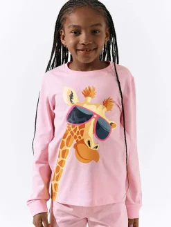 GATE Bawełniana piżama z nadrukiem|Dzieci Dziewczynki·Bielizna