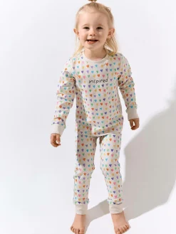 GATE Bawełniana piżama z nadrukiem|Dzieci Dziewczynki·Bielizna