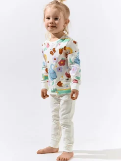 GATE Bawełniana piżama z nadrukiem|Dzieci Dziewczynki·Bielizna