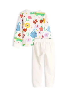 GATE Bawełniana piżama z nadrukiem|Dzieci Dziewczynki·Bielizna