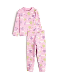 GATE Bawełniana piżama z nadrukiem|Dzieci Dziewczynki·Bielizna