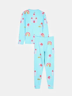 GATE Bawełniana piżama z nadrukiem|Dzieci Dziewczynki·Bielizna