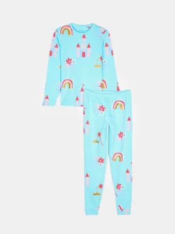 GATE Bawełniana piżama z nadrukiem|Dzieci Dziewczynki·Bielizna